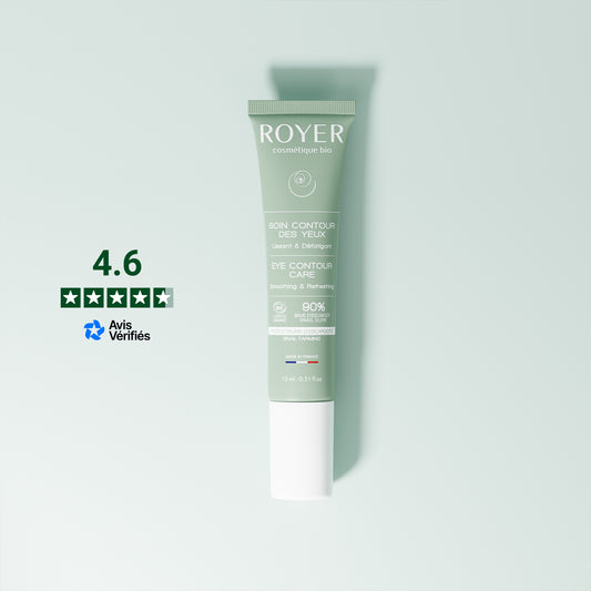 Soin contour des yeux bio à la bave d'escargot