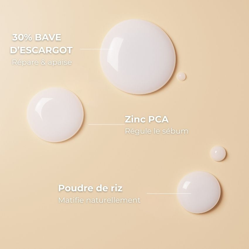 Routine peau saine à la bave d'escargot