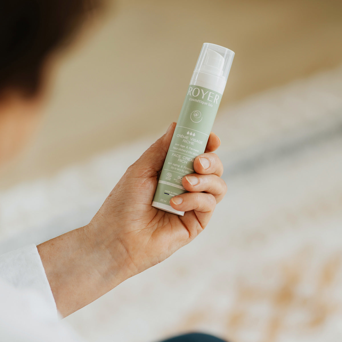 Crème visage riche bio et nourrissante à la bave d'escargot