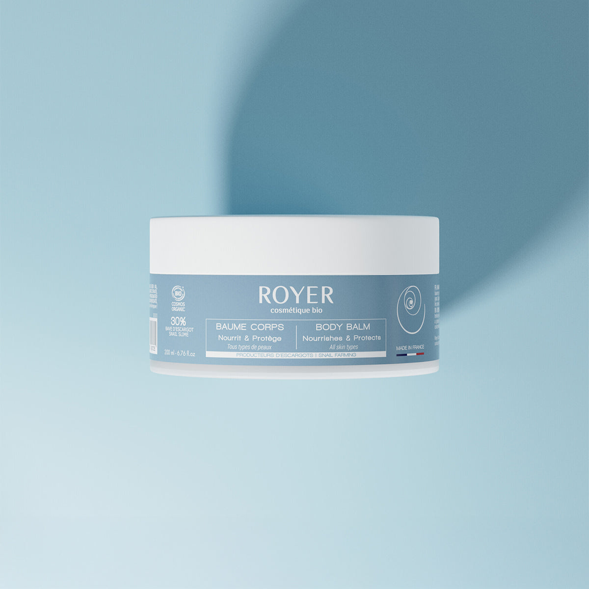 Baume corps bio nourrissant à la bave d'escargot