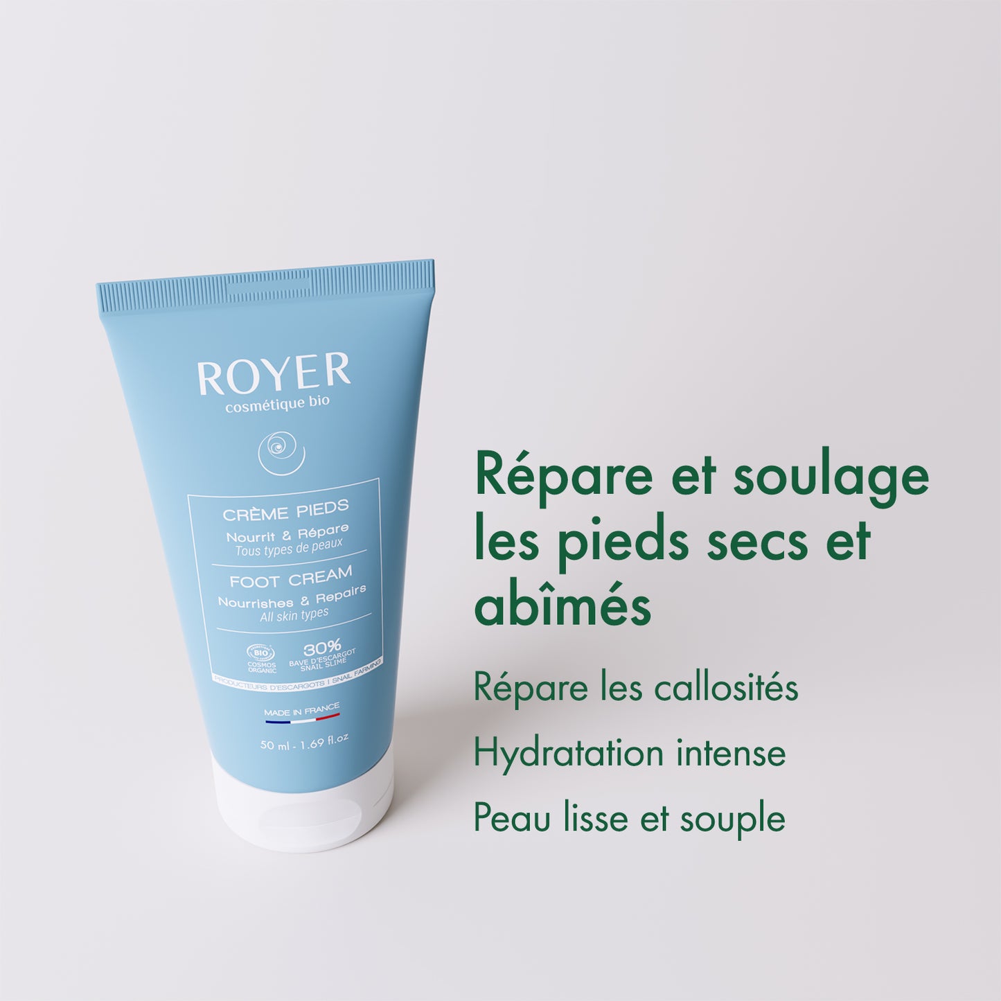Crème pieds pour callosités pieds abîmés