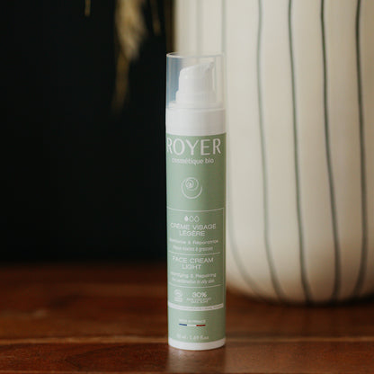 Crème visage légère bio à la bave d'escargot