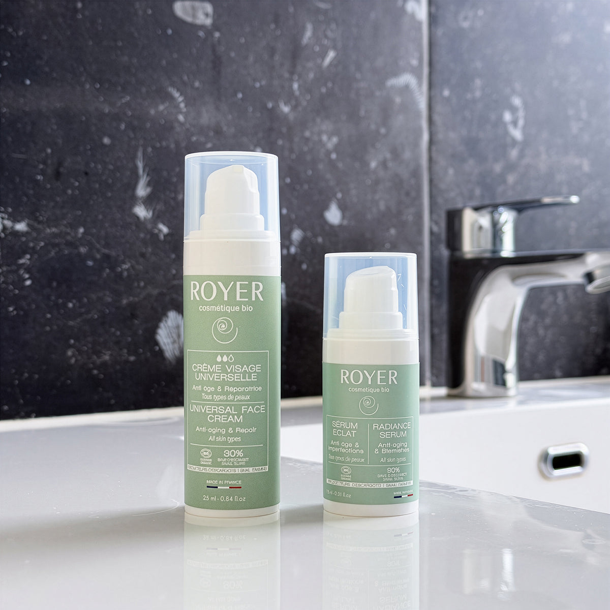 Duo découverte : Sérum + Crème visage universelle