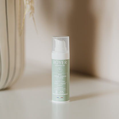 Crème visage légère bio à la bave d'escargot