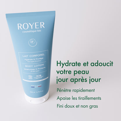 Lait corps bio à la bave d'escargot