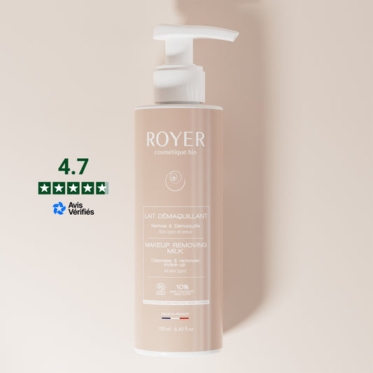 Lait démaquillant bio à la bave d'escargot