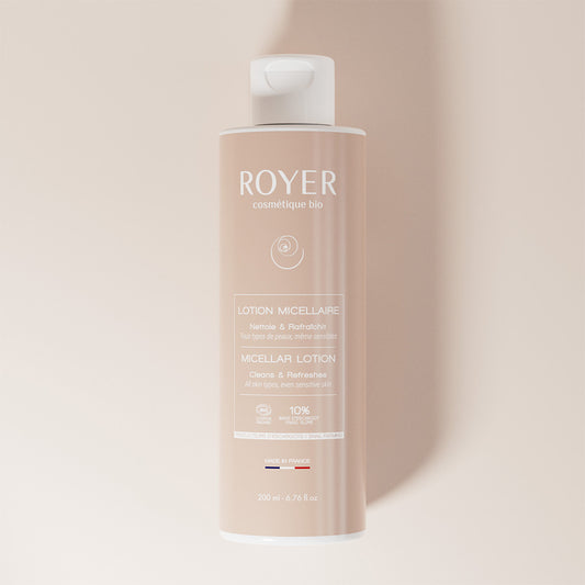 Lotion micellaire bio à la bave d'escargot