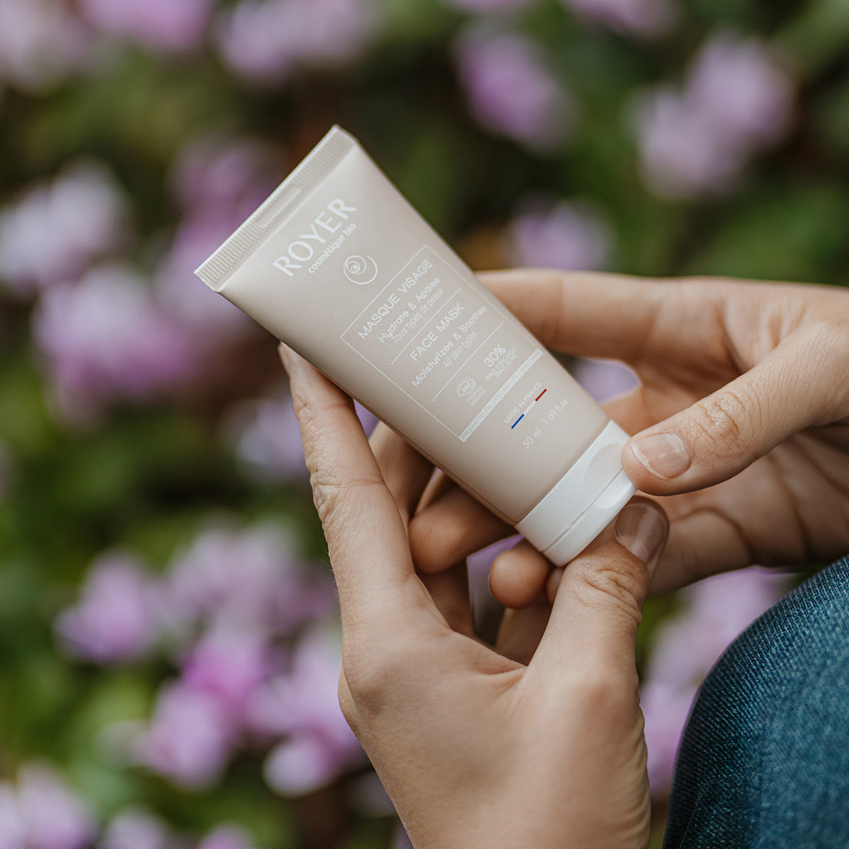 Masque visage bio à la bave d'escargot