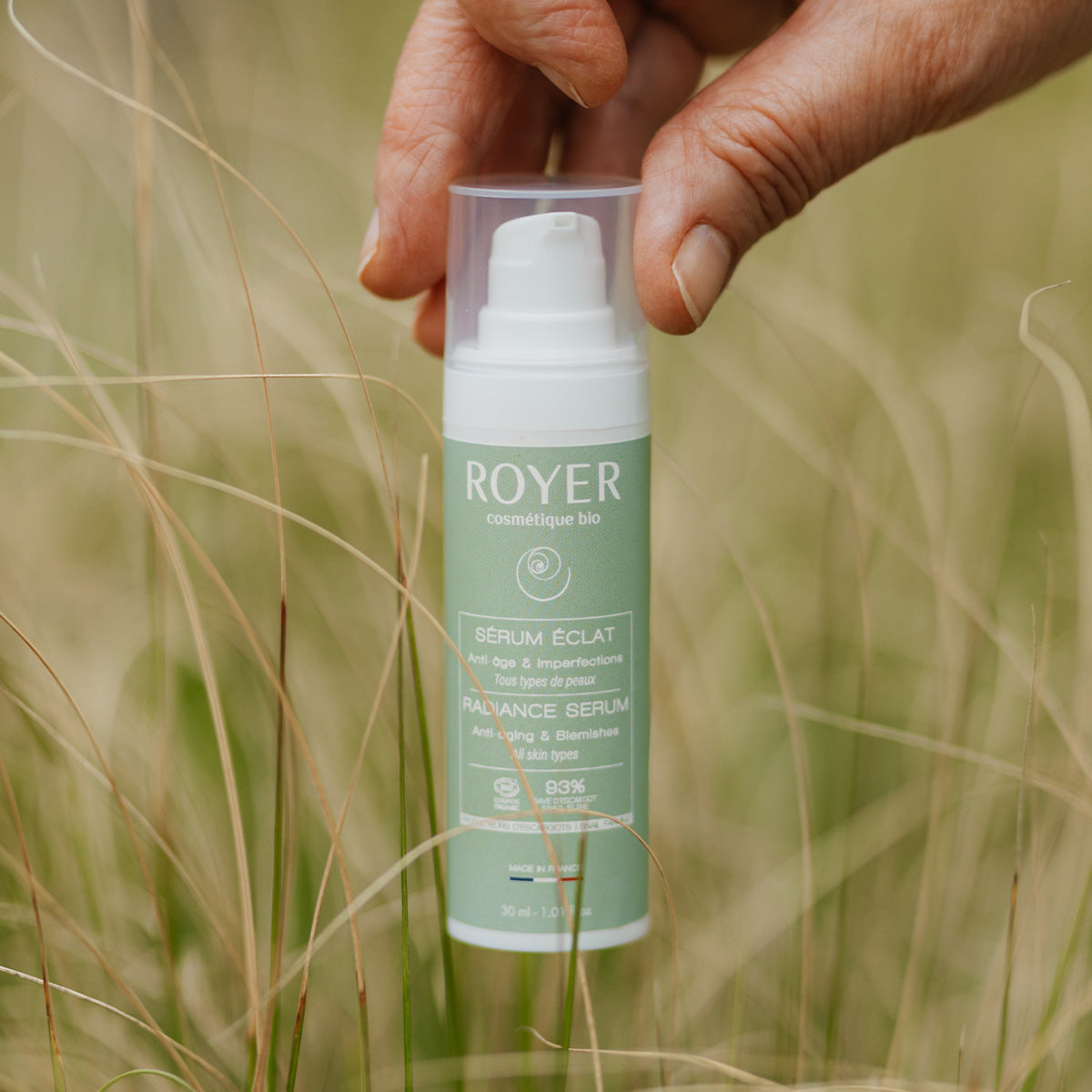 Sérum visage bio à la bave d'escargot