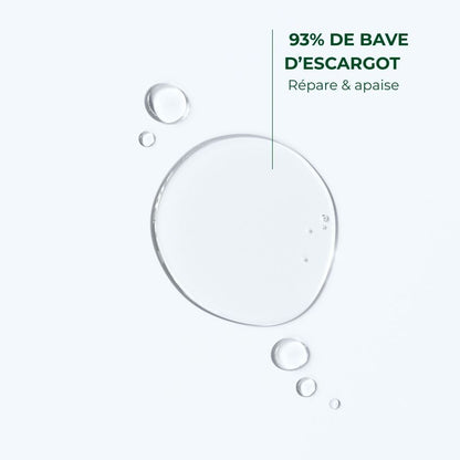 Sérum visage bio à la bave d'escargot