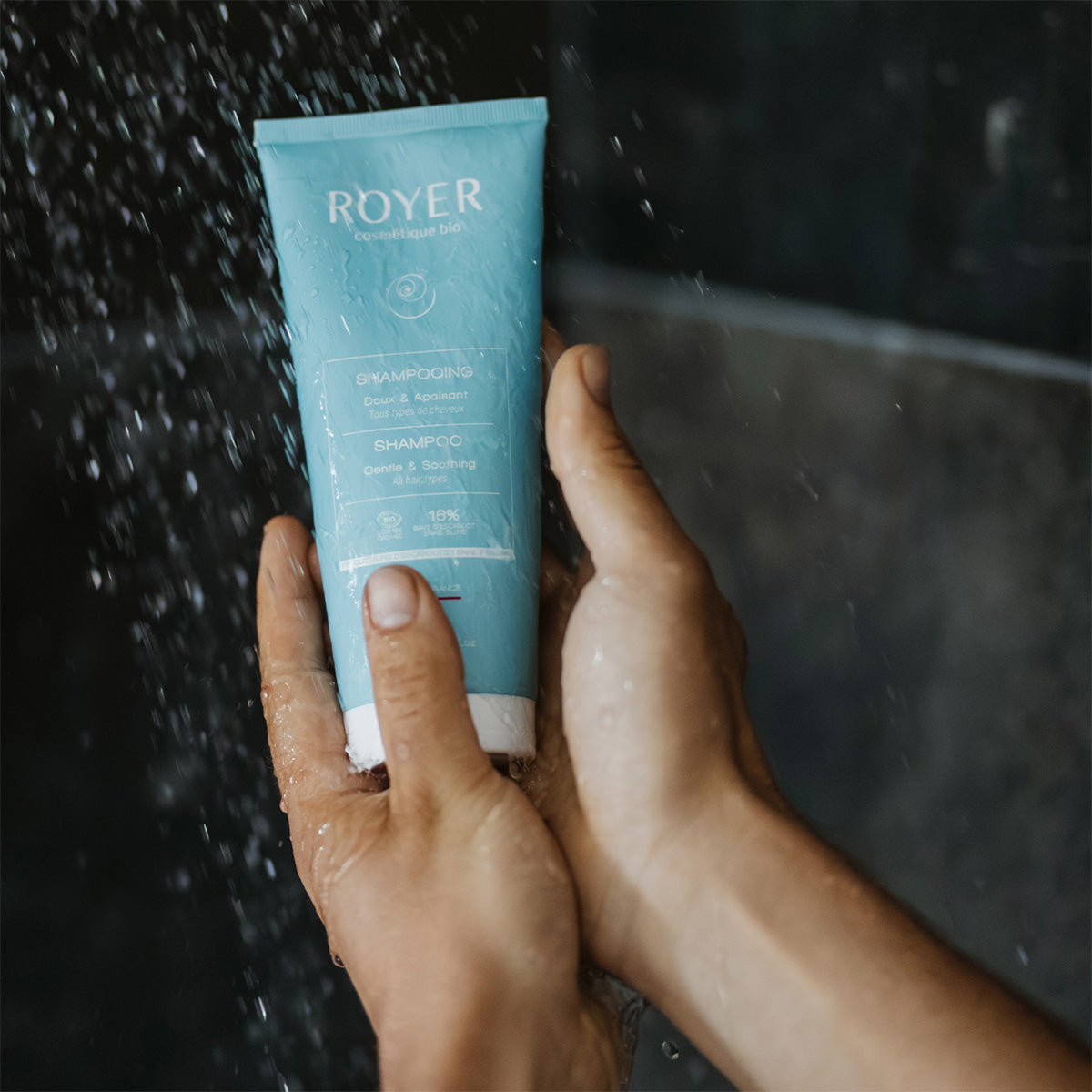 Shampoing bio à la bave d'escargot