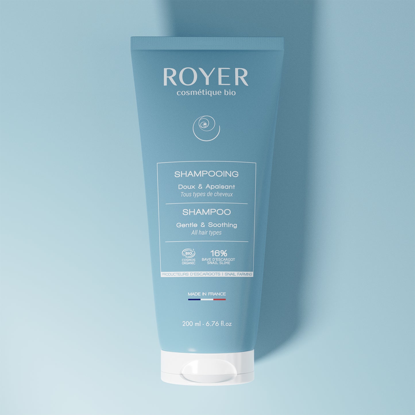 Shampoing à la bave d'escargot royer