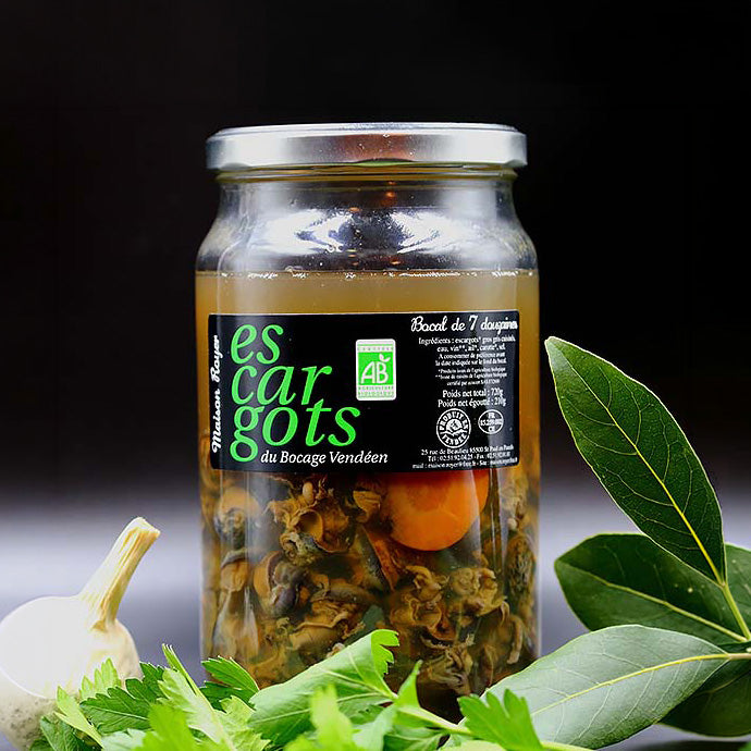 Bocal escargot 7 douzaines